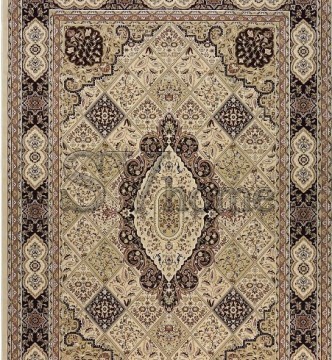 Високощільний килим Royal Esfahan-1.5 2602A Cream-Brown - высокое качество по лучшей цене в Украине.